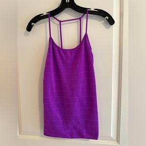VSX Sexy Sport Purple Athletic Top with Silver Stripes